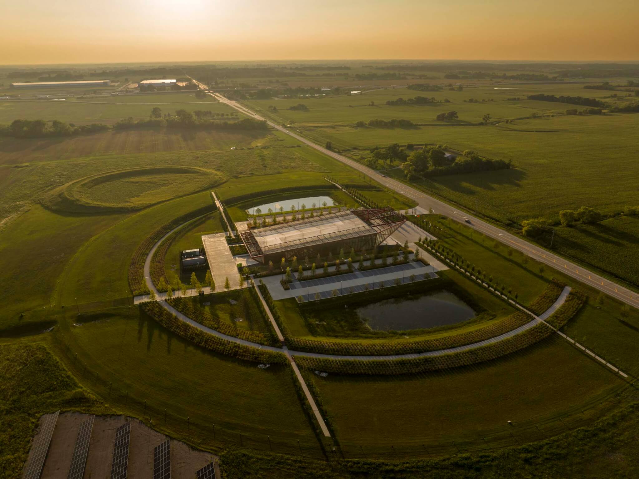 aerial showing landscape