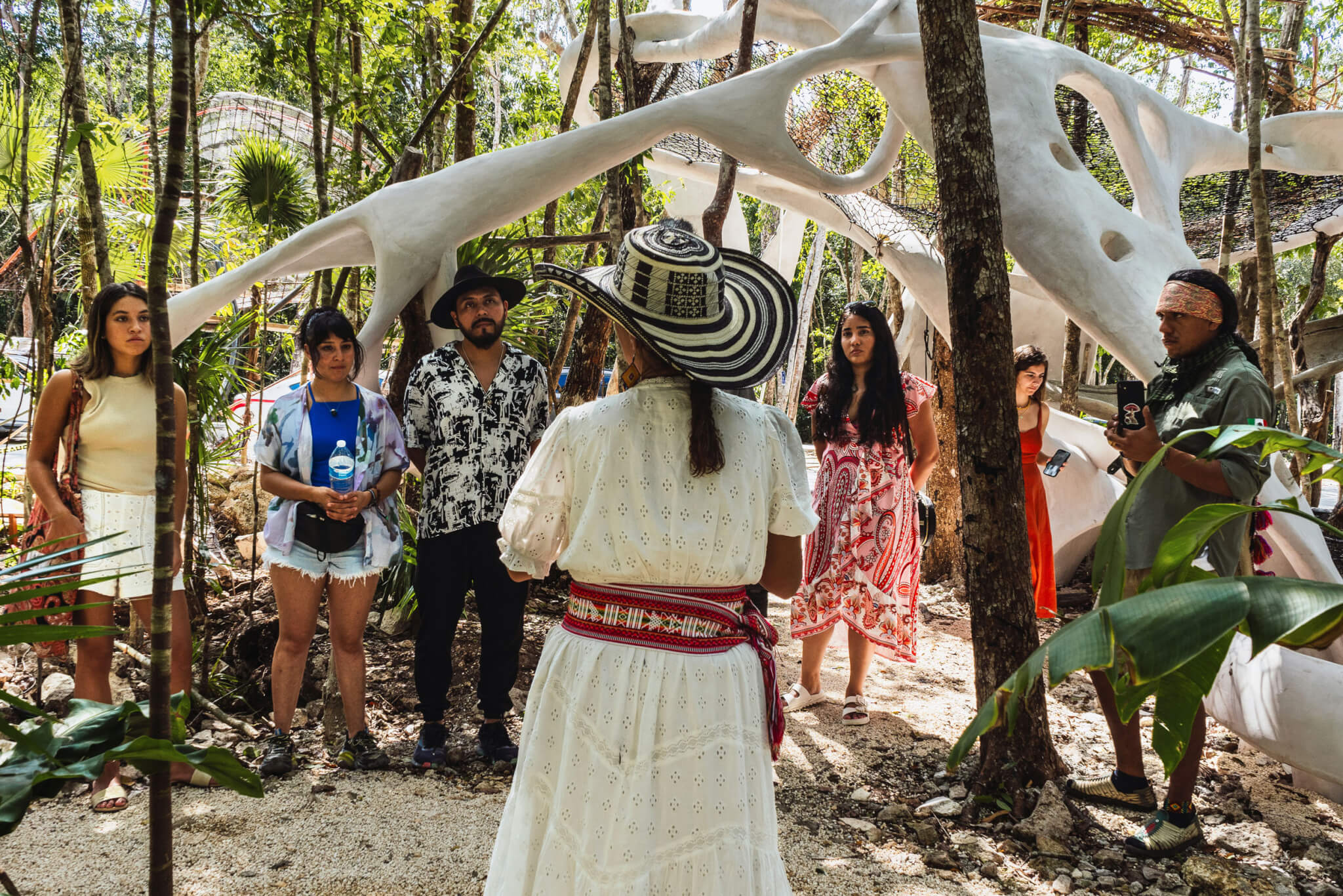 a guided tour of the En-chanted Garden